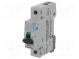 Circuit breaker  230VAC  Inom  1A  Poles  1  DIN  Charact  C  6kA