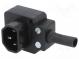 Connector  AC supply  plug  male  10A  250VAC  IEC 60320  for cable