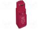 Safety switch  key operated  CADET  NC x2  IP67  PBT  red  -20÷80°C