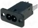Connector  AC supply  socket  male  2.5A  250VAC  IEC 60320  1.2mH