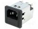 Connector  AC supply  socket  male  6A  250VAC  IEC 60320  0.7mH