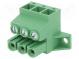 Pluggable terminal block  10.16mm  ways  3  angled 90°  socket