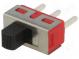 Switch  slide  Pos  3  SP3T  2A/250VAC  5A/28VDC  ON-OFF-ON  1000MΩ