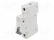 Circuit breaker  230/400VAC  Inom  10A  Poles  1  DIN  Charact  C