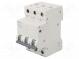Circuit breaker  230/400VAC  Inom  16A  Poles  3  DIN  Charact  C