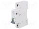 Circuit breaker  230VAC  Inom  6A  Poles  1  DIN  Charact  C  6kA