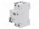 RCBO breaker  Inom  13A  Ires  10mA  Poles  1+N  230/400VAC  DIN