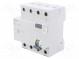 RCD breaker  Inom  25A  Ires  100mA  Poles  3+N  230/400VAC  DIN