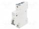 Circuit breaker  230/400VAC  Inom  20A  Poles  1  DIN  Charact  B