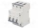 Circuit breaker  230/400VAC  Inom  25A  Poles  3  DIN  Charact  B