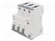 Circuit breaker  230/400VAC  Inom  16A  Poles  3  DIN  Charact  B
