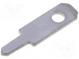 Terminal  flat  2.8mm  0.5mm  male  THT  Overall len  10.5mm