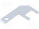 Terminal  flat  2.8mm  0.5mm  male  THT  Overall len  13.5mm