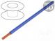 Wire  Silivolt®-E SN  stranded  Cu  1x0,5mm2  silicone  blue  300V