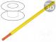 Wire  Silivolt®-E  stranded  1x2,5mm2  silicone  yellow  600V  100m