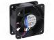 Fan  DC  axial  60x60x25mm  42m3/h  35dBA  ball bearing  5100rpm