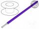 Wire  EcoWire Metric  stranded  Cu  1mm2  violet  MPPE  600V  100m