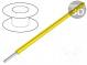 Wire  EcoWire  solid  Cu  14AWG  yellow  MPPE  600V  30.5m