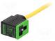 Valve connector  plug  Type  BI  PIN  3  11mm  female  24VDC  4A  IP65