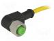 Connection lead  M12  PIN  4  angled  1.5m  plug  250VAC  4A  PVC