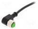 Connection lead  M12  PIN  4  angled  1.5m  plug  30VAC  4A  -25÷85°C
