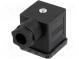 Valve connector  plug  Type  A  PIN 4  18mm  4A  female  0÷230VDC