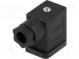 Valve connector  plug  Type  B  PIN 3  10mm  4A  female  0÷230VDC
