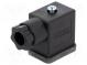 Valve connector  plug  Type  BI  PIN 3  11mm  4A  female  0÷230VDC