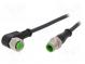 Connection lead  M12  PIN  4  2m  250VAC  4A  -40÷80°C  PUR  IP67