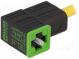 Valve connector  plug  Type  CI  PIN  4  9.4mm  female  24VDC  4A