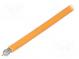 Wire  coaxial  RG59  1x20AWG  solid  Cu  FHDPE  orange  500m