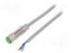Connection lead  M12  PIN  4  straight  3m  plug  32VAC  -40÷85°C