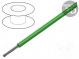 Wire  HookUp Wire PVC  stranded  Cu  24AWG  green  PVC  300V  305m