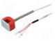 Sensor  temperature  Pt100  Body dim  Ø6x40mm  magnet  -50÷260°C
