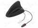 Antenna  SHARK  DAB  universal  0.2m  12VDC  Ømount.hole  19mm