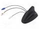 Antenna  SHARK  AM,FM,GPS  universal  0.25m  12VDC