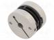 Coupling  Ø1  10mm  Ø2  6mm  aluminium,polyamide  -10÷80°C