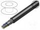 Wire  RS232,RS422  8x2x24AWG  stranded  Cu  PVC  chrome  30m  300V