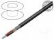 Wire  stranded  Cu  tinned copper braid  PVC  black  305m  CPR  Eca