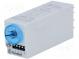 Timer  0,05s÷100h  DPDT  250VAC/10A  Usup  24VAC  24VDC  -20÷60°C
