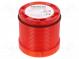 Signaller  lighting  LED  red  24VDC  24VAC  IP65  Ø70x65.5mm  8WD44