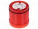 Signaller  lighting  LED  red  24VDC  24VAC  IP65  Ø70x65.5mm  8WD44