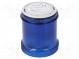 Signaller  lighting  LED  blue  24VDC  24VAC  IP66  Ø63x76mm