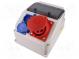 Electric switchboard  IP54  wall mount  No.of mod  9