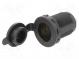 Car lighter socket adapter  car lighter socket x1  black