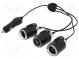 Automotive power supply  USB A socket,car lighter socket x2