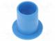 Bearing  sleeve bearing  with flange  Øout  12mm  Øint  10mm  blue
