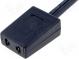 Wire  for fan supplying  0.3m  Plug  straight