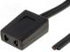 Wire  for fan supplying  1m  Plug  straight
