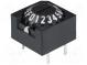 Encoding switch  HEX/BCD  Pos  16  THT  Rcont max  200mΩ  1.2Ncm